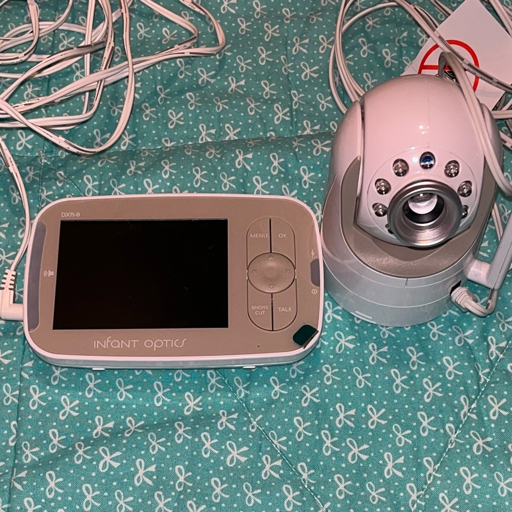 White and Gray Baby Monitor